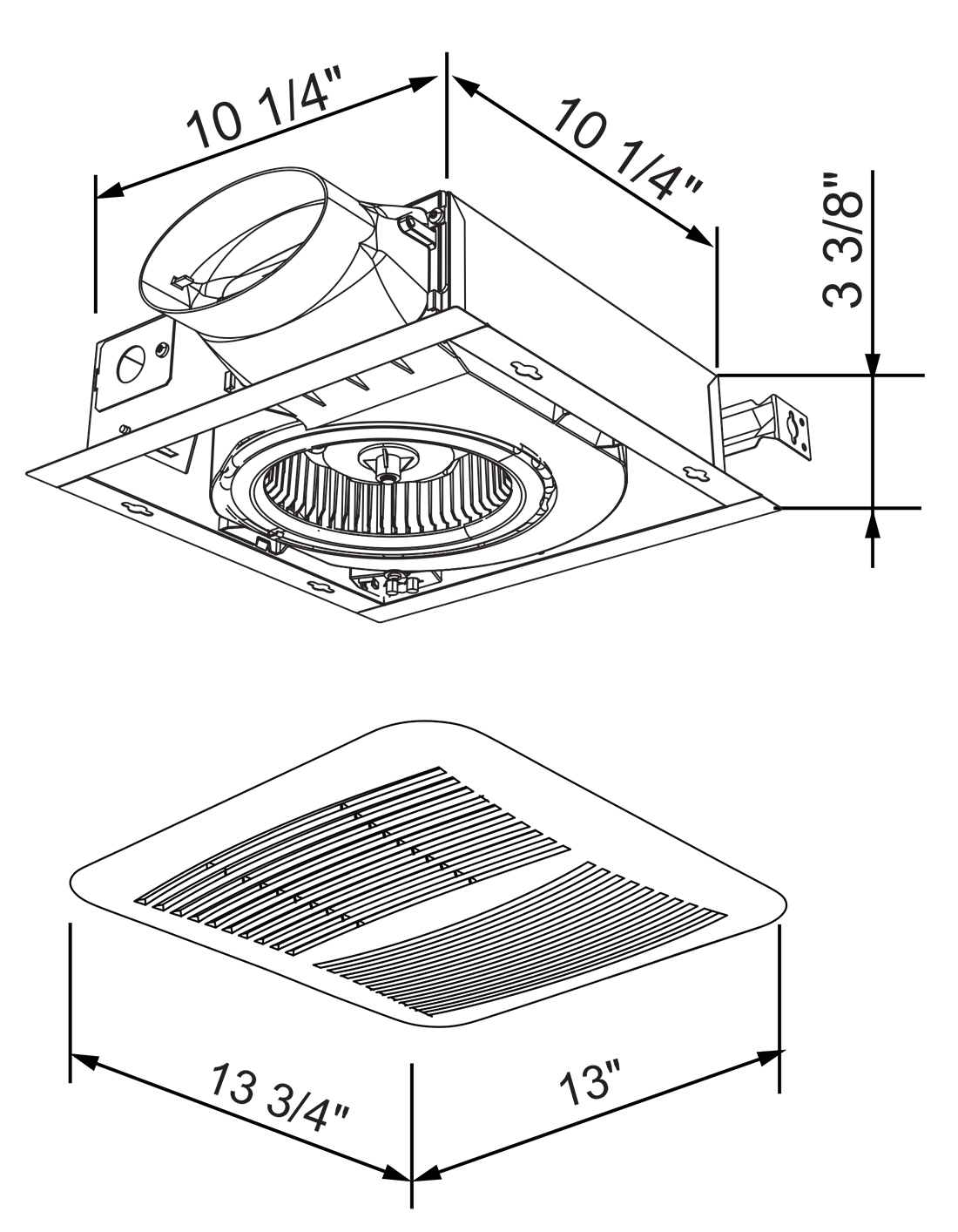 CESD100-3 Series Dimension Drawing